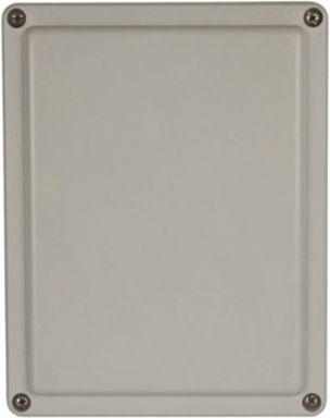 NEMA 4X Screw Cover 12X10X6 Fiberglass-Opaque