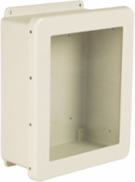 NEMA 4X JIC Continuous Hinge Quick Release Padlockalbe With Window 10X8X4 Fiberglass-Opaque
