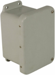 NEMA 4X JIC Continuous Hinge Two Screw Cover 6X4X4 Fiberglass-Opaque
