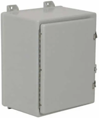 NEMA 4X Continuous Hinge Twist Latch 24X24X10 Fiberglass-Opaque