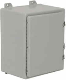 NEMA 4X Continuous Hinge Twist Latch 24X24X10 Fiberglass-Opaque