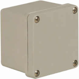 NEMA 4X Screw Cover Junction Box 8X3X2 Fiberglass-Opaque