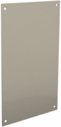 Back Panel Control Series 21X17 Carbon Steel-White