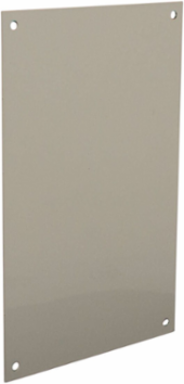 Back Panel Control Series 27X17 Carbon Steel-White