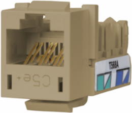 XCELERATOR Telephone/Data Jack, Cat 5e, RJ45, 1,000 Vac, 3.500 Inch Width