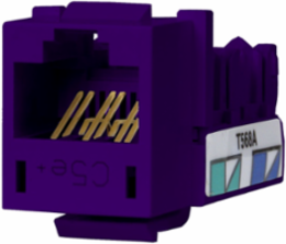 XCELERATOR Telephone/Data Jack Cat 5e, 0.86 x 0.67 x 1.29 Inch