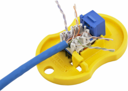 Xcelerator Cat 6 Gray Jacks 25 Pack, 1000V RMS, Indoor Use