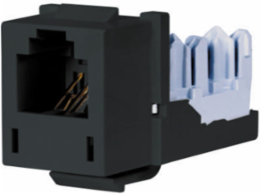XCELERATOR™ RJ25 USOC Jack, 0.800 Inch Width, Quick-Lace Termination