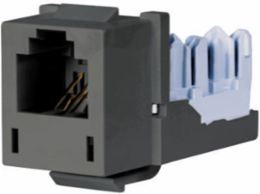 XCELERATOR 6-Position Telephone/Data Jack, High-Impact Thermoplastic, 3.500 Inch Width