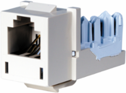 XCELERATOR Modular Jack, 6-Position USOC, 0.86 x 0.67 x 1.29 Inch
