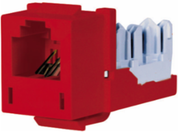 XCELERATOR Telephone/Data Jack, 6-Position USOC, Quick-Lace Termination