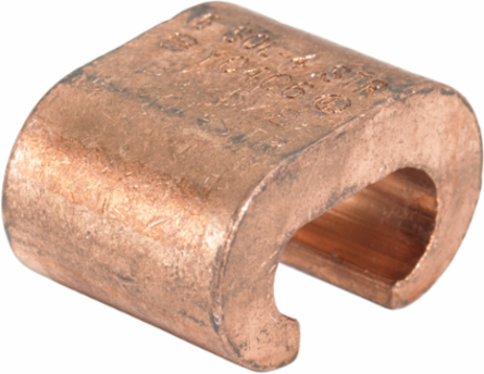 Grounding & Bonding C-Tap #4AWG 6 Inch, Index Beige, 10 Pack