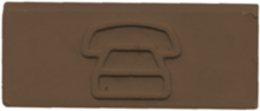 Icon Voice Jack Accessory, Brown, 4 Inch Width, RoHS Compliant