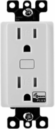 ZWave Enabled TR Smart Duplex Wall Outlet, 120VAC, 15A, Tamper Resistant