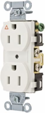 Commercial Grade Corrosion Resistant Duplex Receptacle 15A 125V