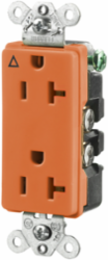 Straight Blade Duplex Receptacle 20A 125V Isolated Ground 3.28 Inch x 1.36 Inch x 1.03 Inch