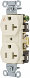Isolated Ground Duplex Receptacle 20A 125V Light Almond