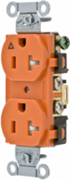 Tamper Resistant Duplex Receptacle, 20A 125V, Isolated Ground, 3.28 x 1.57 x 1.07 Inch