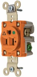 Hospital Grade Isolated Ground Receptacle, 20A 125V, 2-Pole, 3-Wire