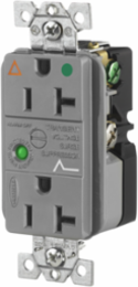 Hospital Grade Surge Suppression Receptacle 20A 125V 5-20R Gray