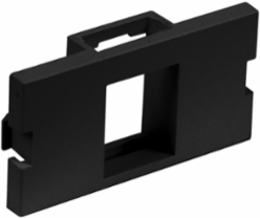 Audio/Video Unloaded Module, 1-Port Keystone, Flat, 3.5 Inch Width