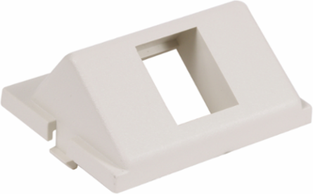 Audio/Video Keystone Module, 1-Port, Angled, 1.5 Unit, 5.5 Inch Width