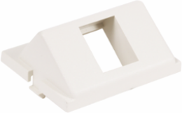 Audio/Video Keystone Module, 1-Port Angled, 1.5 Unit, ABS, 3.500 Inch Width