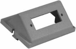 Audio/Video Module, SC Angled, 1 Duplex, 1.5 Unit, Gray, 3.5 Inch Width