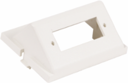 Audio/Video Unloaded Module, SC Angled, 1.5 Unit, 1 Duplex, White, 3.500 Inch Width