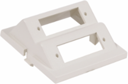 Audio/Video Module, SC Angled, 2 Unit, 2 Duplex, ABS, White