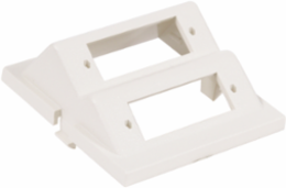 Audio/Video Unloaded Module, SC Angled, 2 Duplex, 2 Unit, White