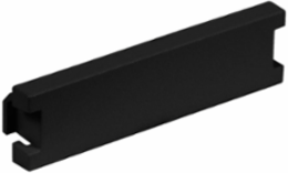 Audio/Video Blank Module, 0.5 Unit, Black, Molded ABS