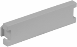 Audio/Video Blank Module 0.5 Unit Gray, 3.5 Inch Width, Molded ABS Construction