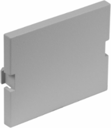 Audio/Video Module Blank 1.5 Unit Gray, ABS Material, Horizontal Orientation