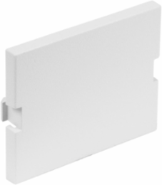 Audio/Video Blank Module 1.5 Unit - White, ABS Material
