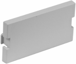 Audio/Video Module, Blank, 1 Unit, Gray, 3.500 Inch Width, Molded ABS