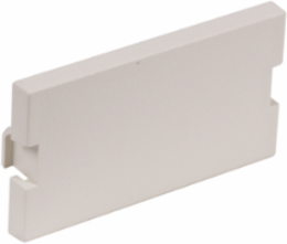 Audio/Video Module, Blank, 1 Unit, Office White, Molded ABS, 3.500 Inch Width
