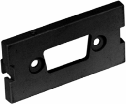 INFINe Audio/Video High-Density D-Sub Blank Module, 1 Unit, Black