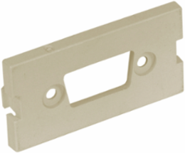INFINe Connector Audio/Video Module D-Sub Blank 1 Unit ABS Electric Ivory