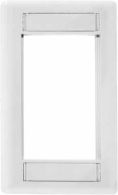 INFINe Station 1-Gang Phone/Data/Multimedia Modular Plate Frame, 2.670 Inch Width