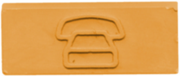 Orange Telephone Jack Accessories, RoHS Compliant, 3.5000 Inch Width