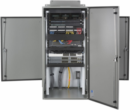 Industrial REBOX NEMA 4/12 36 Inch x 24 Inch x 30 Inch Gray Polyester Cabinet