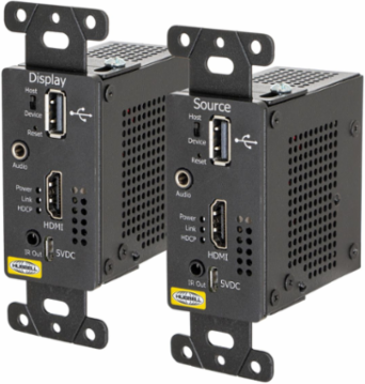 HDBaseT 4K HDMI Extender, 110 Punch Down, Black, 4.25 X 1.625 X 1.5 Inch