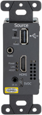 HDBaseT 4K HDMI Extender, 110 Punch Down, 4.25 x 1.625 x 1.5 Inch, Black
