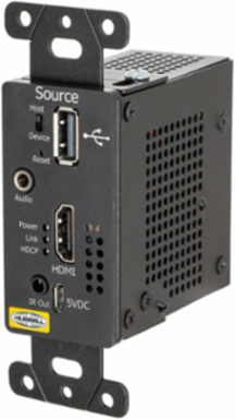 HDBaseT 4K HDMI Extender, 110 Punch Down, 4.25 x 1.625 x 1.5 Inch, Black