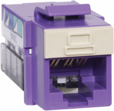 White Icon Data Jack Accessory 3.5 Inch Width, RoHS Compliant