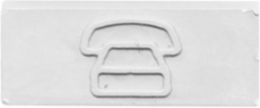 Icon Voice Jack Accessory, White, 3.5 Inch Width, RoHS Compliant
