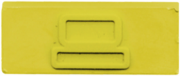 Icon Data Jack Accessories, Yellow, 3-1/2 Inch Width, RoHS Compliant