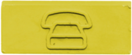 Icon Voice Jack Accessories, Yellow, RoHS Compliant, 3.500 Inch Width