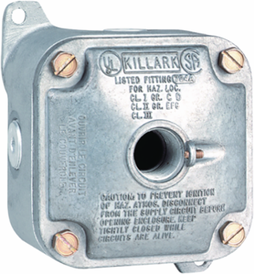 Aluminum Outlet Body With Cover 3/4 Inch Hub Size, 6.875 x 5.75 x 4.75 Inch Dimensions